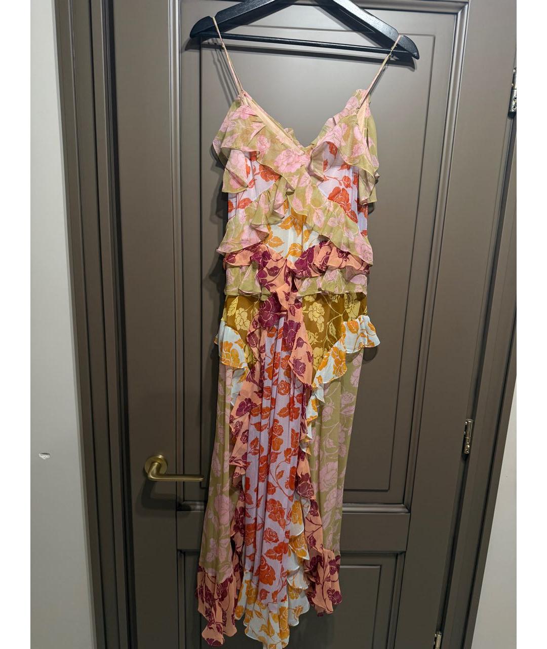 ZIMMERMANN Мульти вискозное коктейльное платье, фото 6