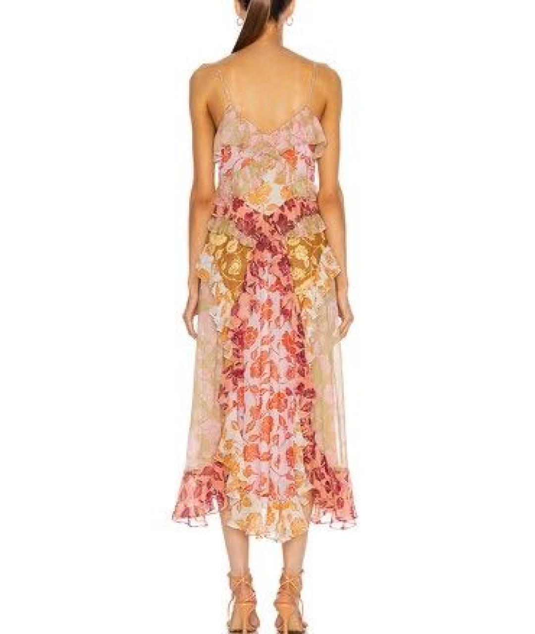 ZIMMERMANN Мульти вискозное коктейльное платье, фото 3