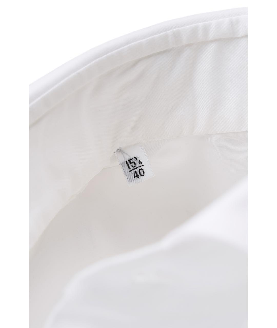 KITON Белая хлопковая классическая рубашка, фото 6