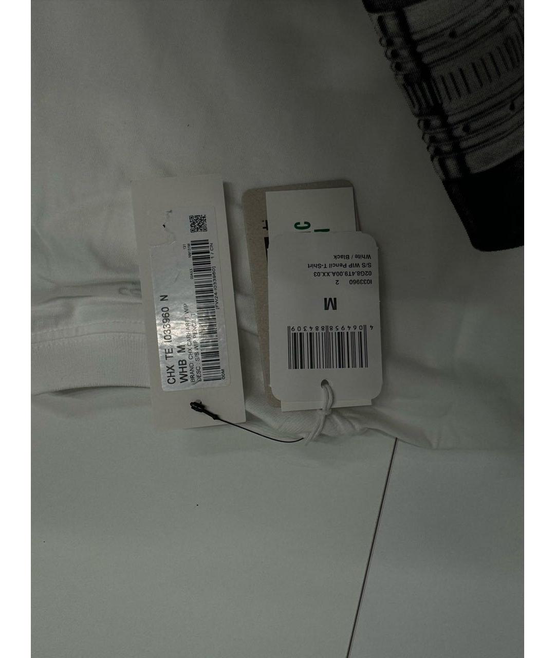 CARHARTT WIP Белая хлопковая футболка, фото 3