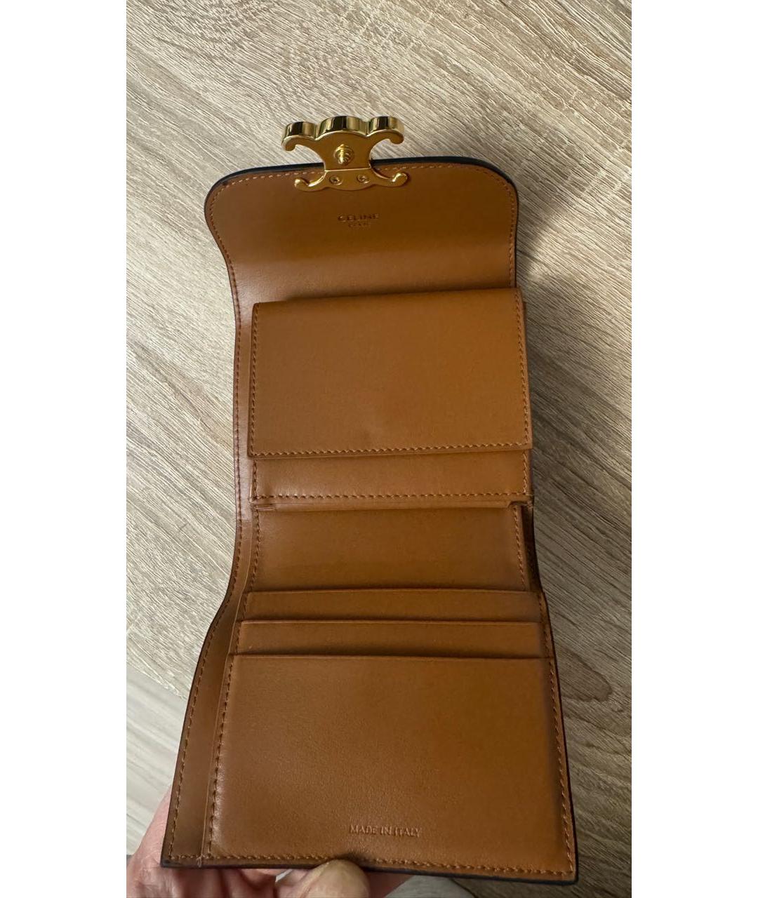 CELINE Черный кошелек, фото 6