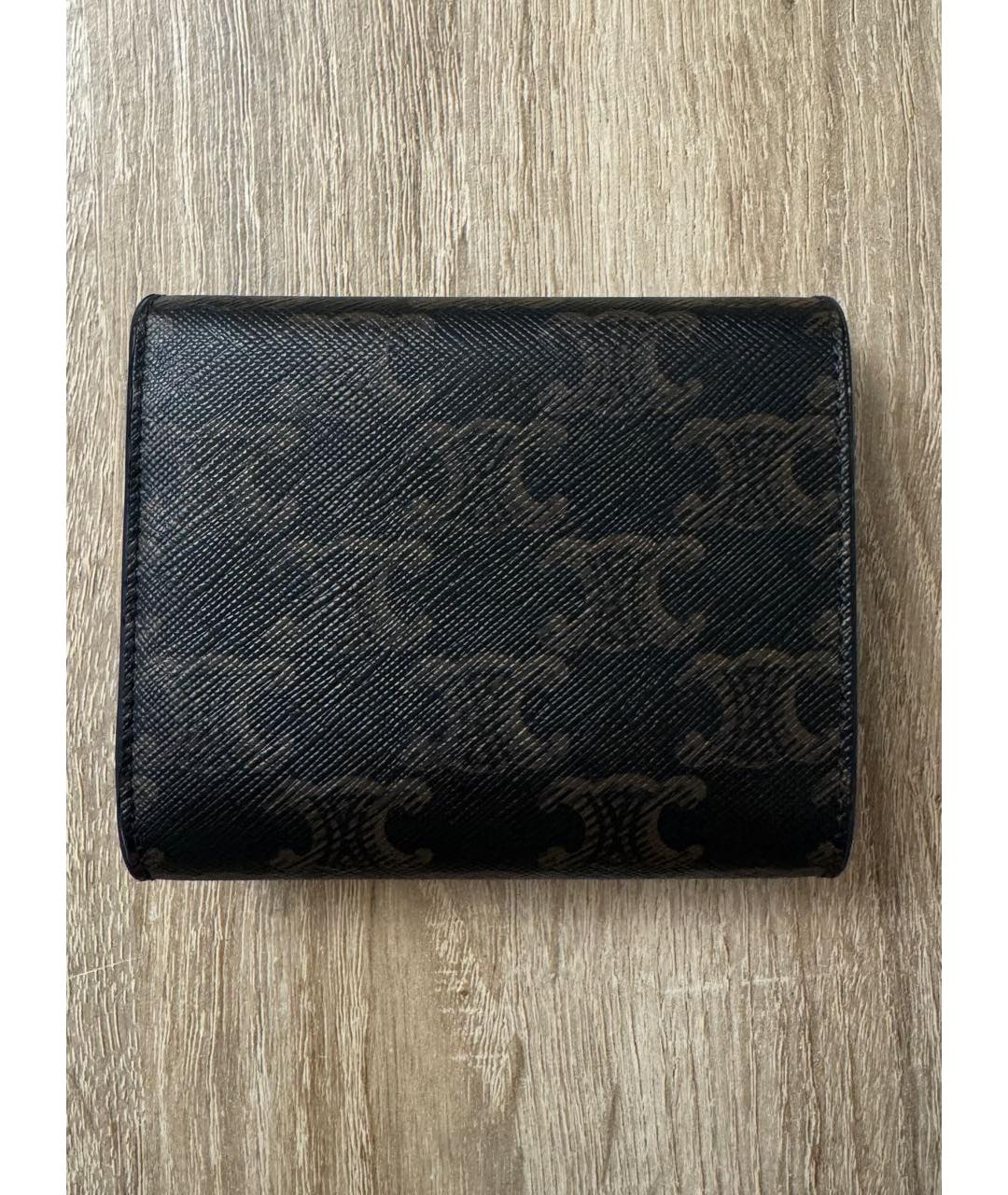 CELINE Черный кошелек, фото 2