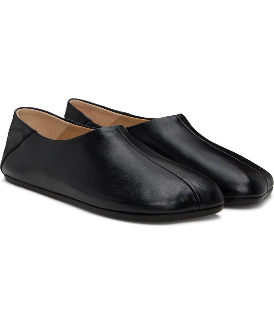 MM6 MAISON MARGIELA Черные кожаные балетки, фото 2