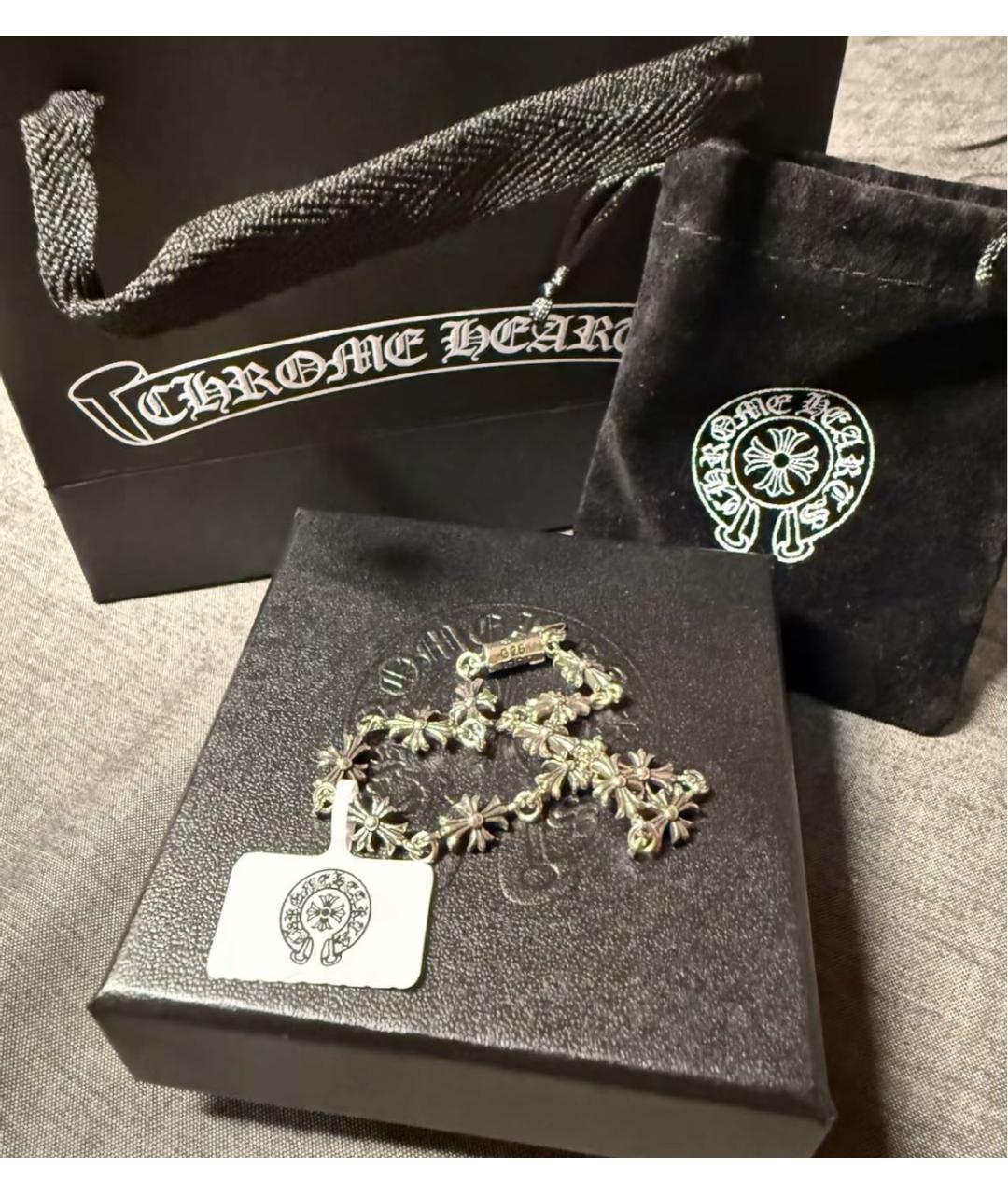 CHROME HEARTS Серебрянный серебряный браслет, фото 3