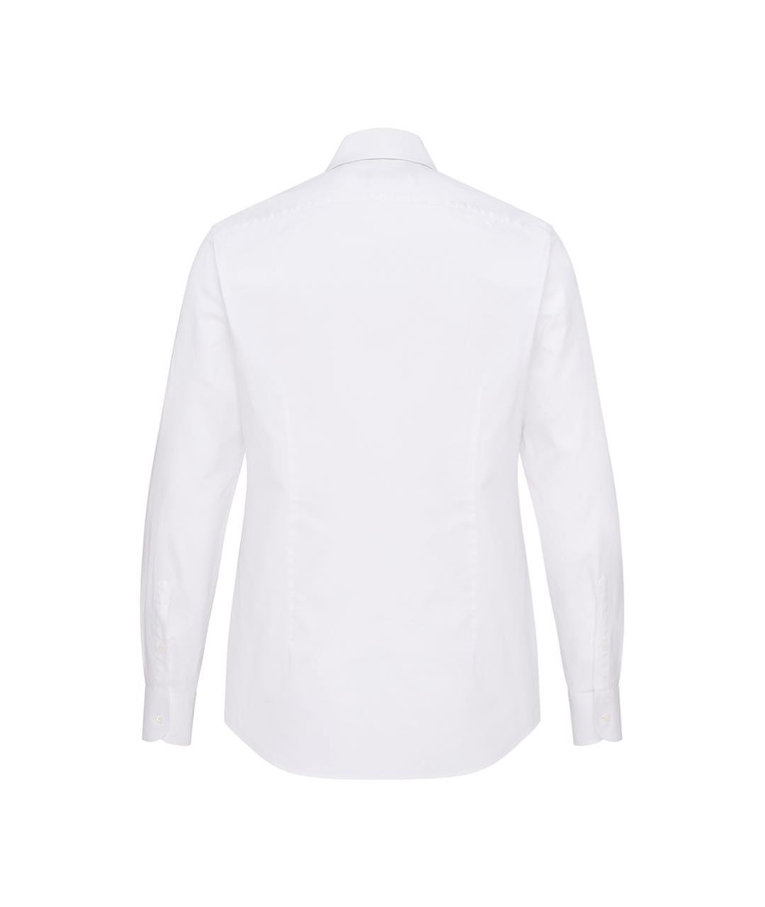 CORNELIANI Белая хлопковая классическая рубашка, фото 2