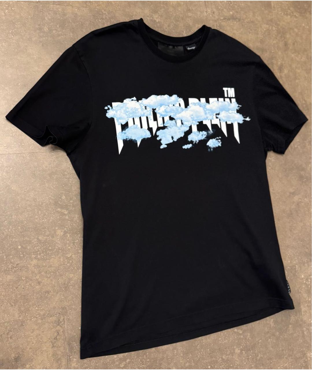 PHILIPP PLEIN Черная хлопковая футболка, фото 4