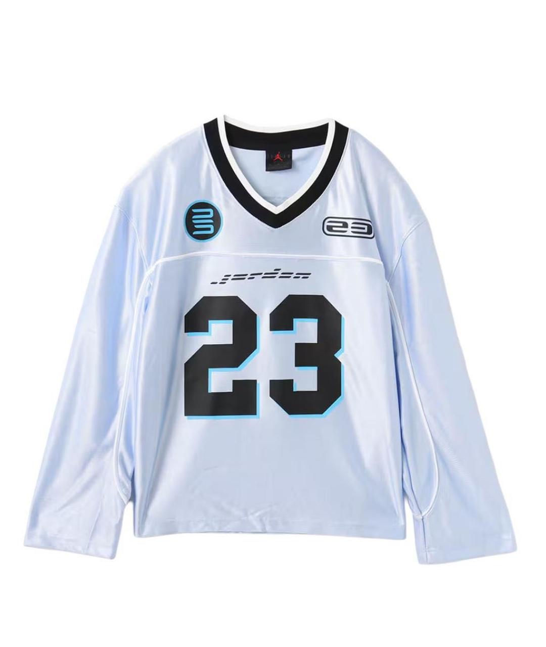 JORDAN Синяя полиэстеровая футболка, фото 1