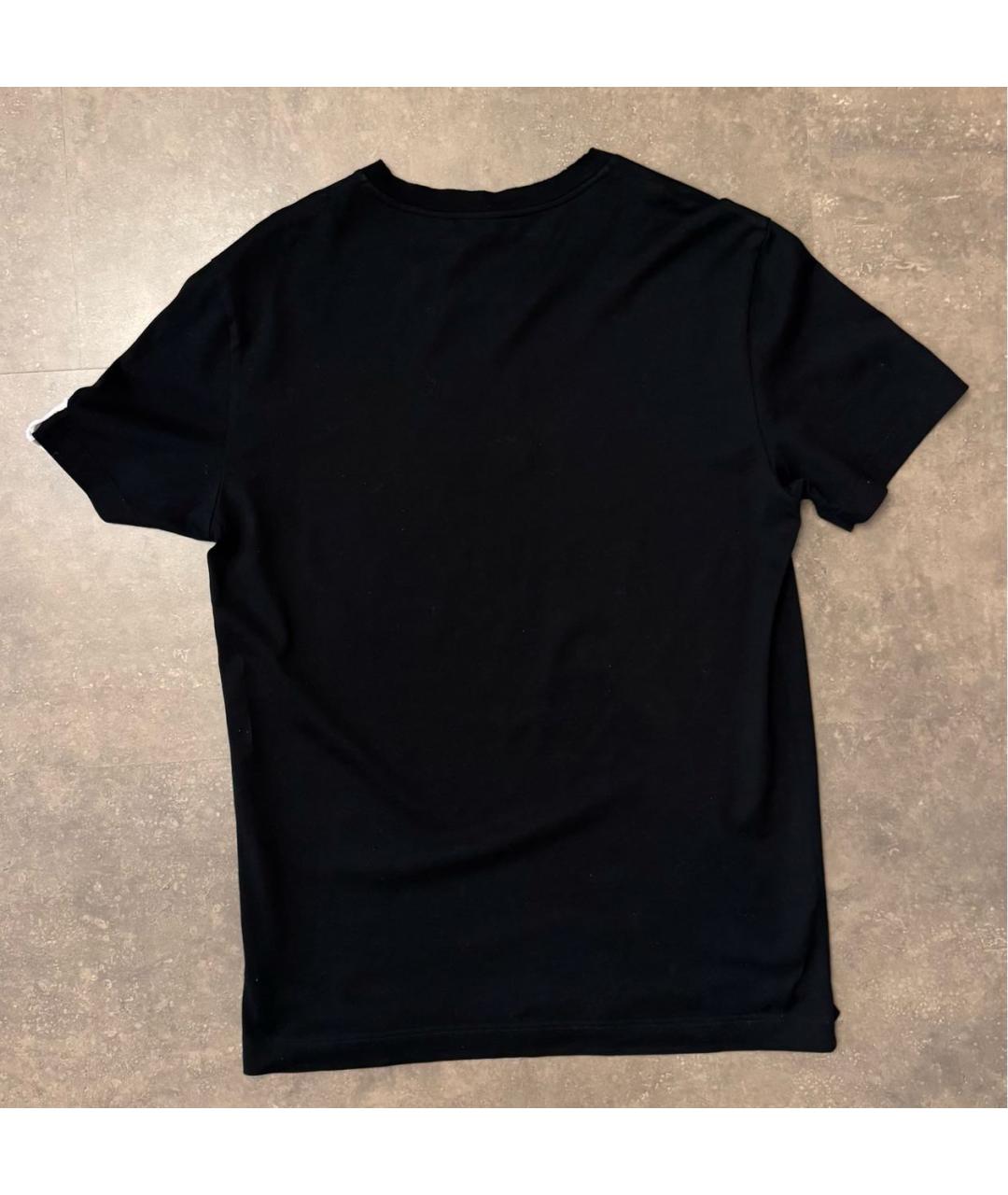 DOLCE&GABBANA Черная хлопковая футболка, фото 6