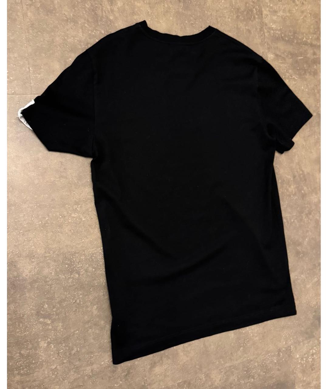 DOLCE&GABBANA Черная хлопковая футболка, фото 7