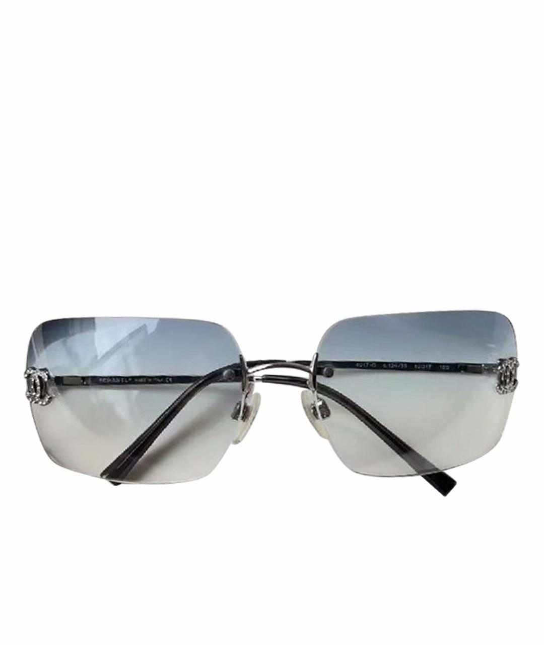 CHRISTIAN DIOR Черные металлические солнцезащитные очки, фото 1