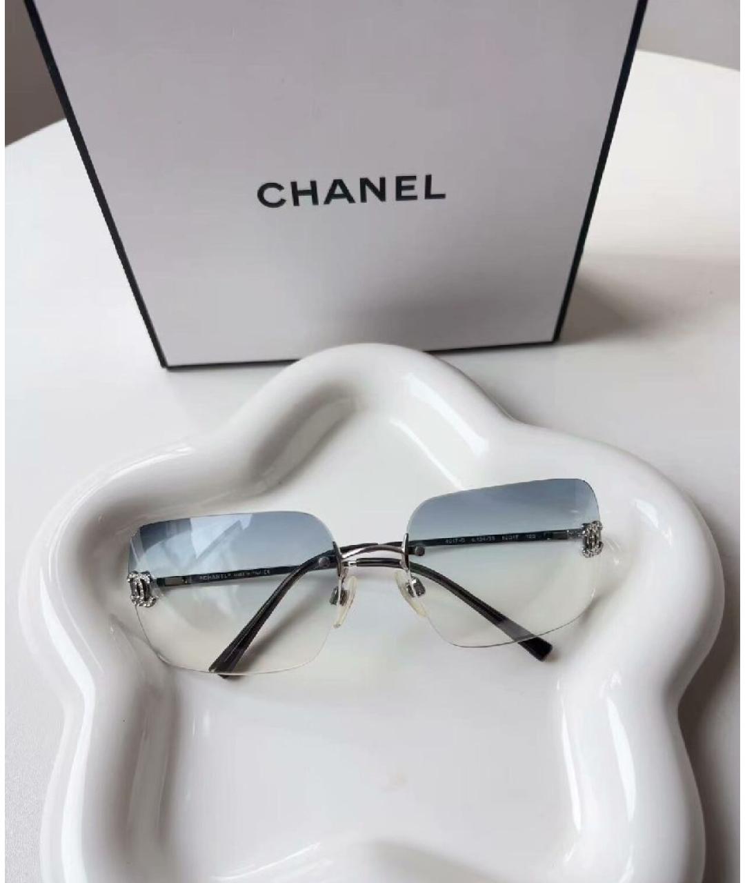 CHRISTIAN DIOR Черные металлические солнцезащитные очки, фото 9