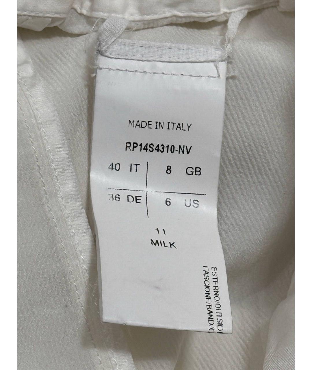 RICK OWENS Белые хлопковые шорты, фото 4