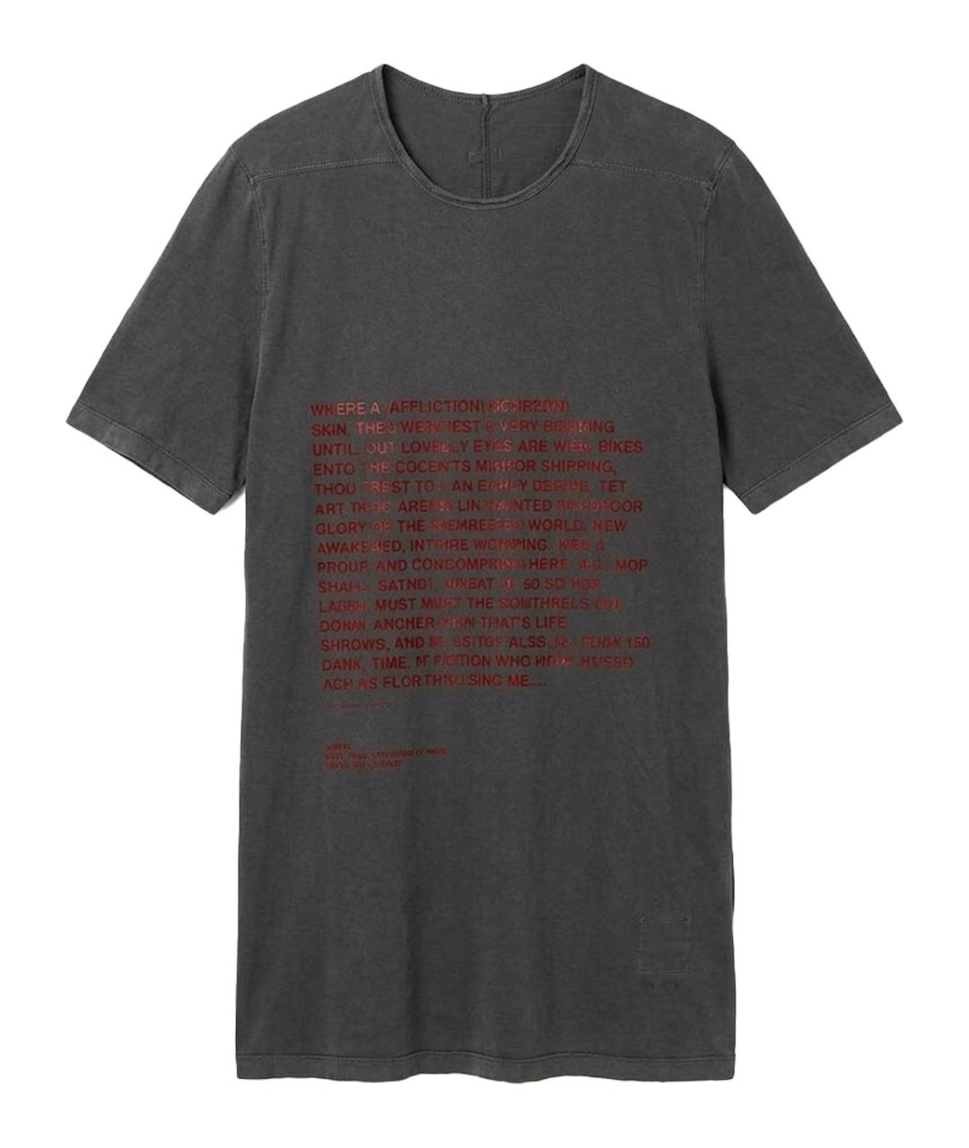 RICK OWENS DRKSHDW Черное хлопковое поло с длинным рукавом, фото 1