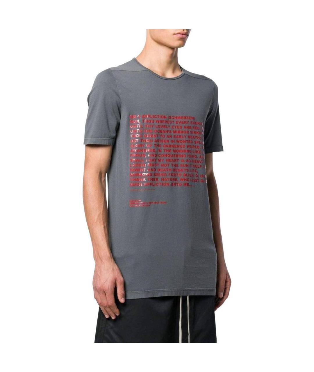 RICK OWENS DRKSHDW Черное хлопковое поло с длинным рукавом, фото 4