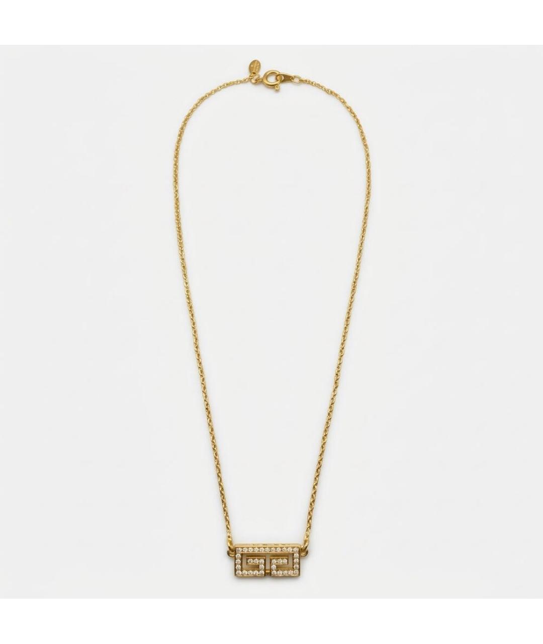 GIVENCHY Золотое латунное колье, фото 6