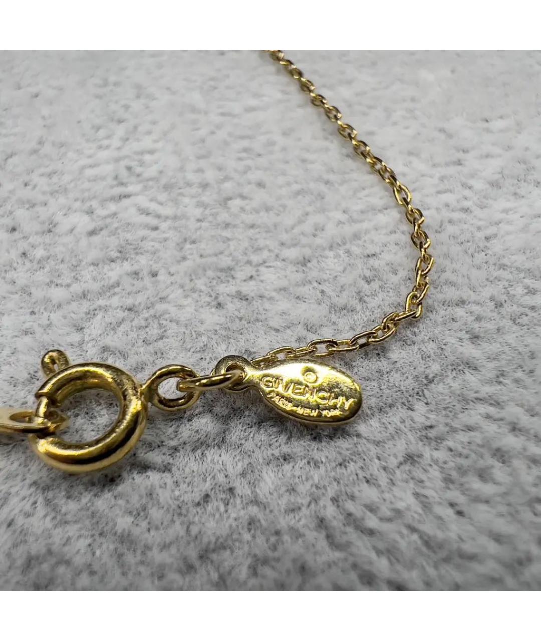 GIVENCHY Золотое латунное колье, фото 4