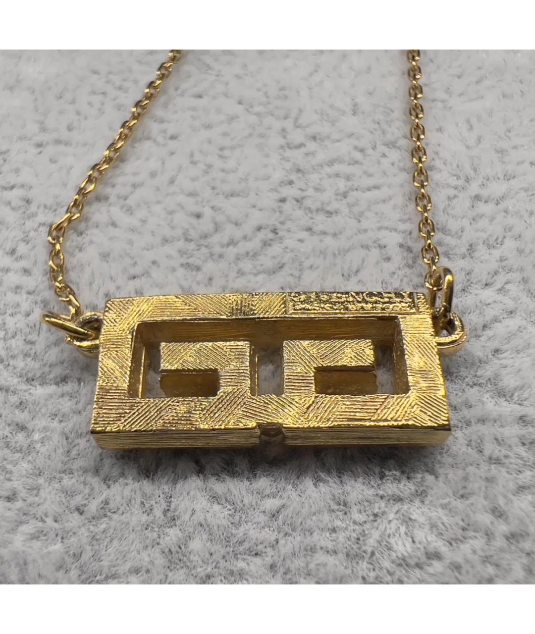 GIVENCHY Золотое латунное колье, фото 3