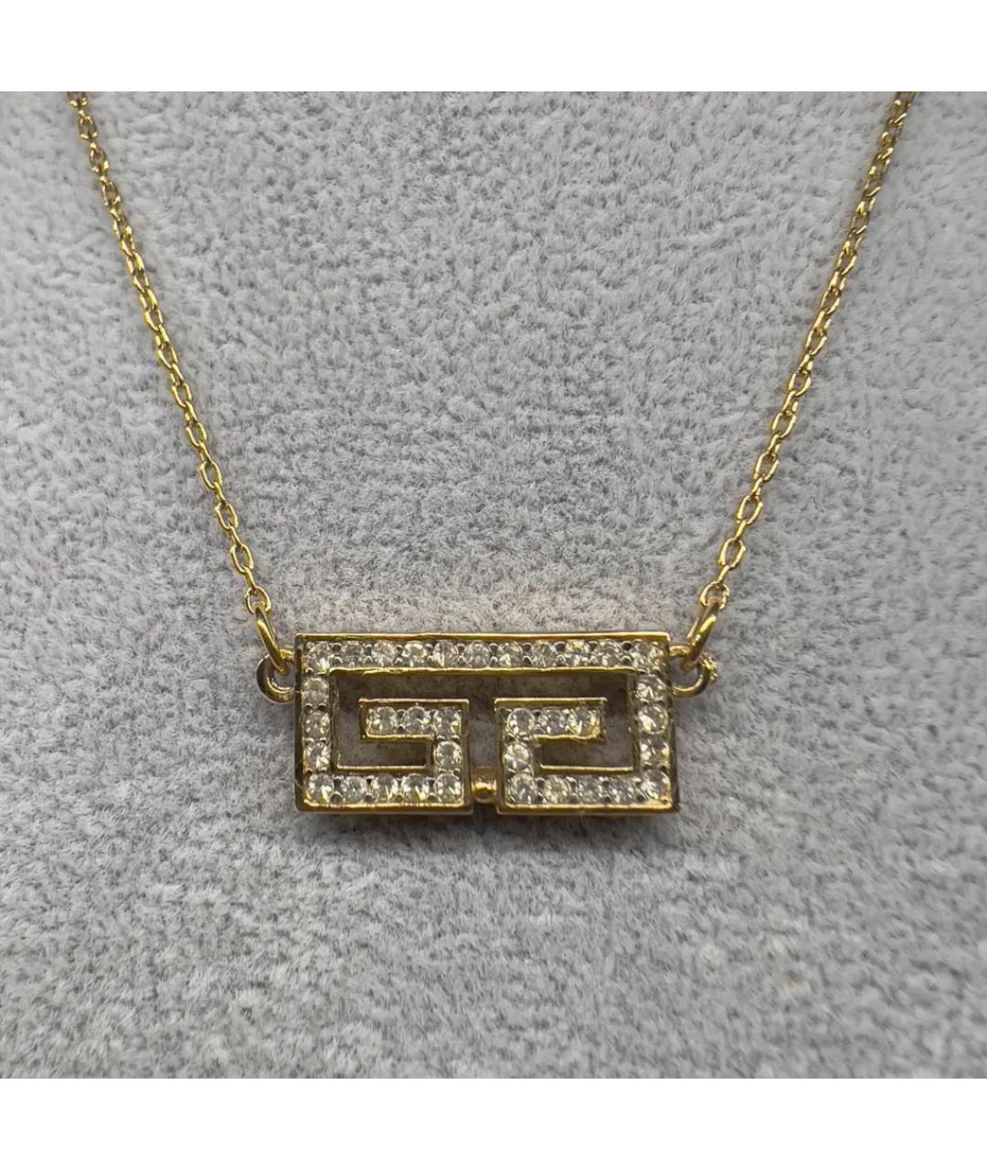 GIVENCHY Золотое латунное колье, фото 2