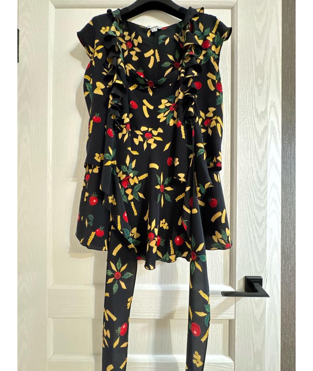 MOSCHINO Мульти шелковый костюм с юбками, фото 6