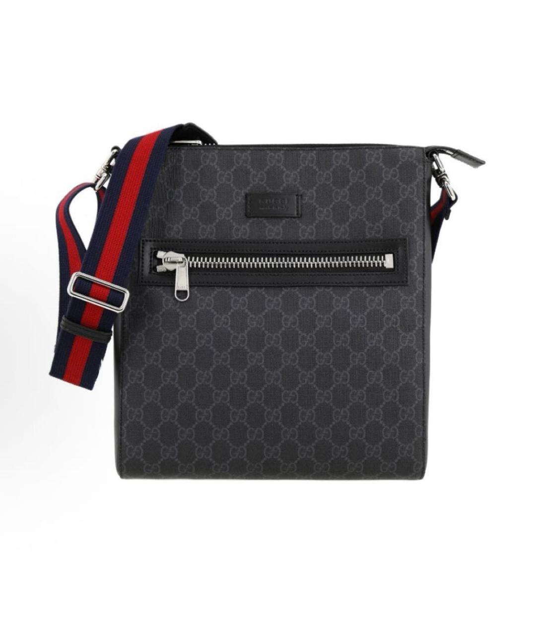 GUCCI Черная барсетка, фото 5