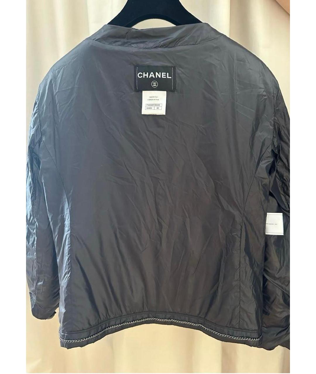CHANEL Черный жакет/пиджак, фото 3