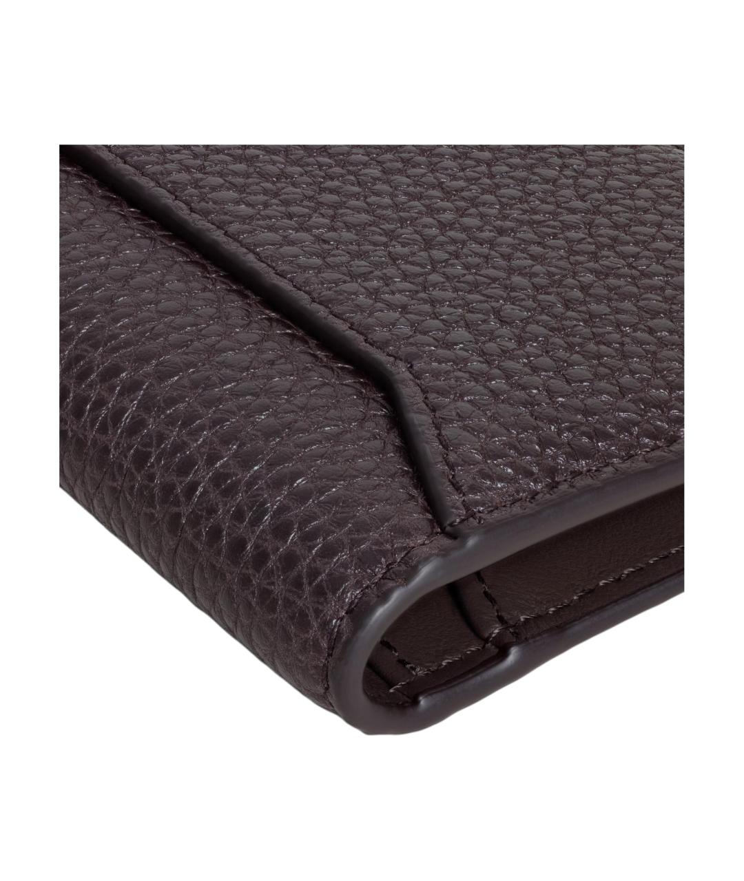 CELINE Коричневый кожаный кардхолдер, фото 5