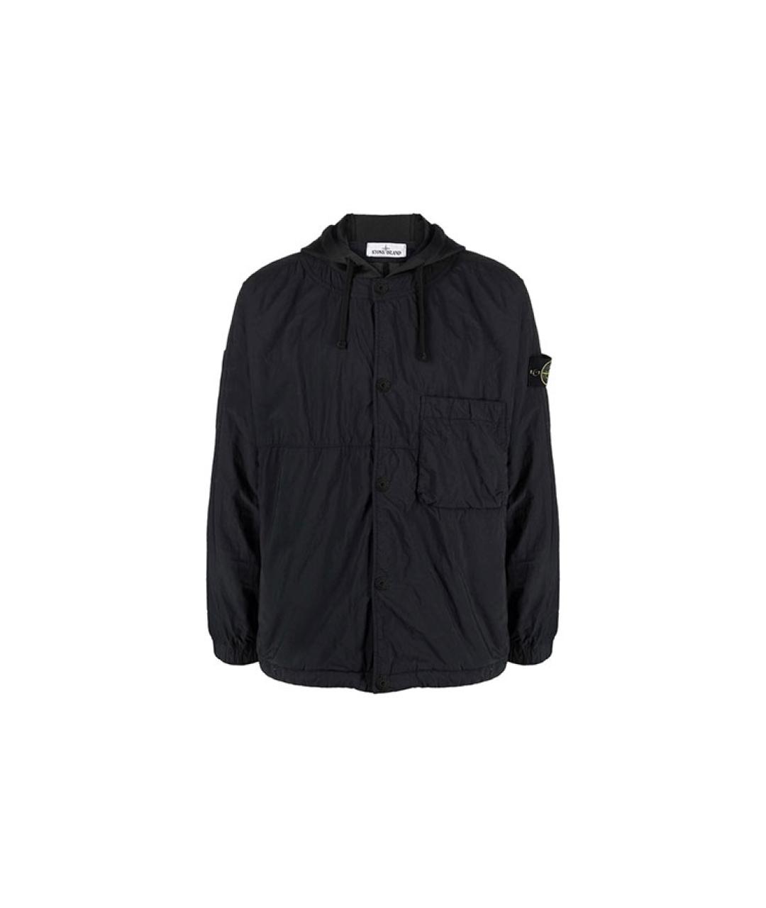 STONE ISLAND Черная куртка, фото 5