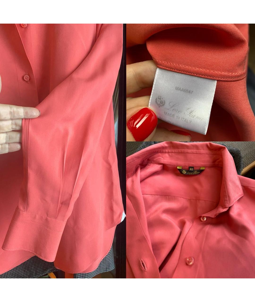 LORO PIANA Шелковая блузы, фото 7