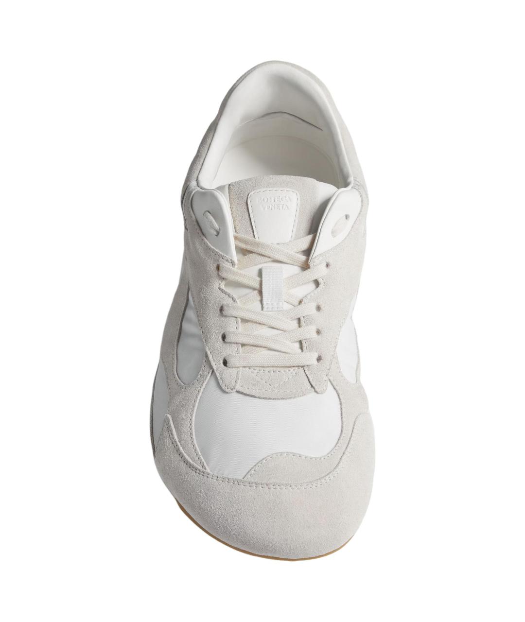 BOTTEGA VENETA Белые низкие кроссовки / кеды, фото 4