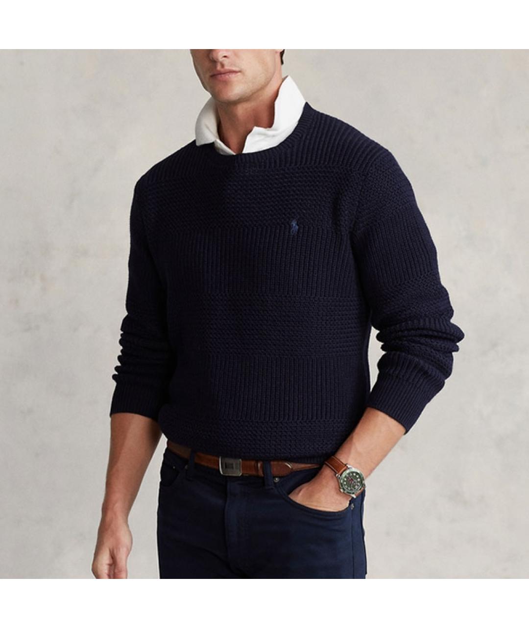 POLO RALPH LAUREN Синий джемпер / свитер, фото 3