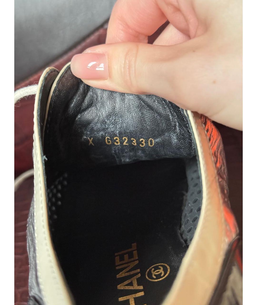 CHANEL Мульти брогги и оксфорды из лакированной кожи, фото 7