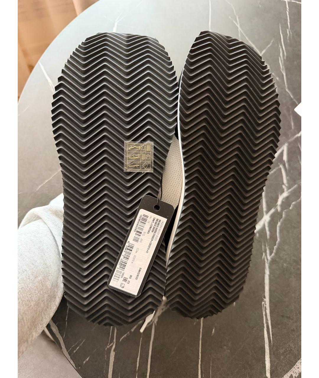 DOLCE&GABBANA Мульти текстильные кроссовки, фото 4