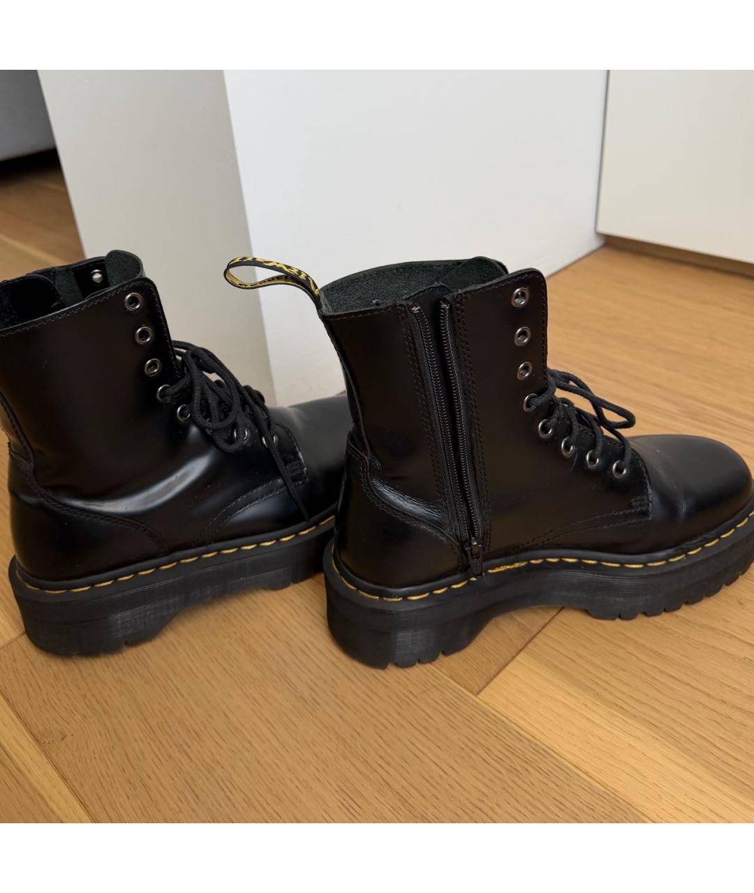DR. MARTENS Черные ботинки из лакированной кожи, фото 3