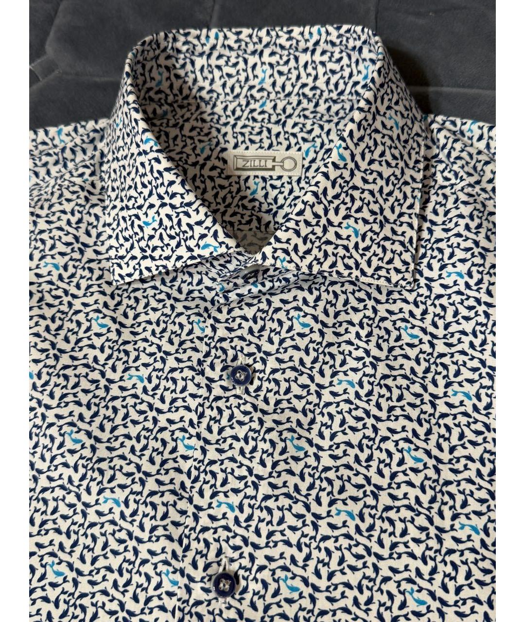 ZILLI Мульти хлопковая кэжуал рубашка, фото 4