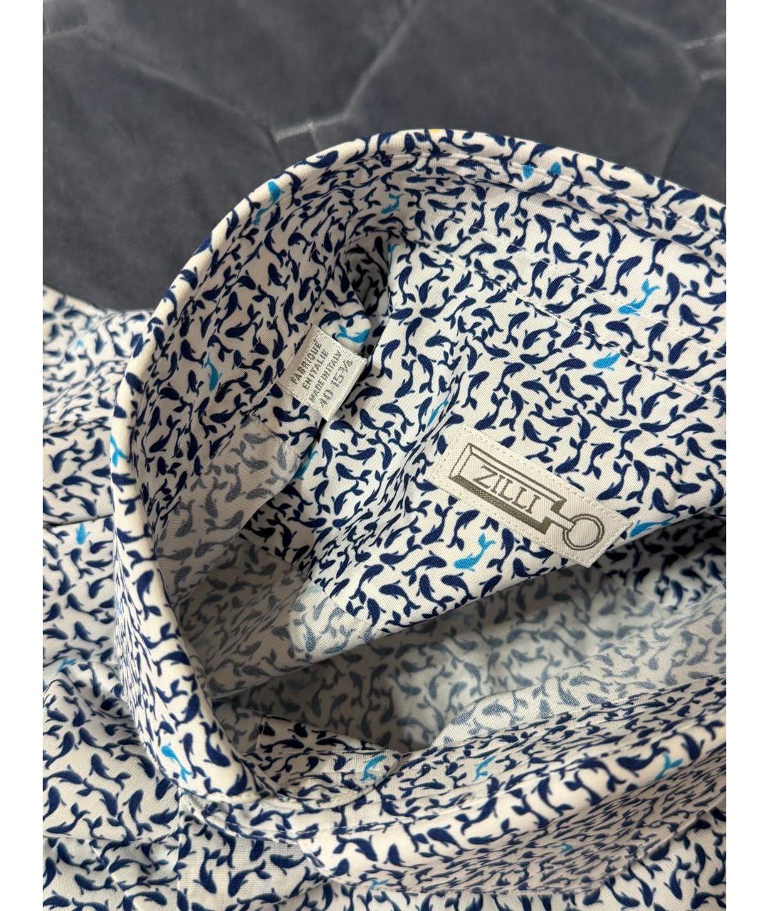 ZILLI Мульти хлопковая кэжуал рубашка, фото 5