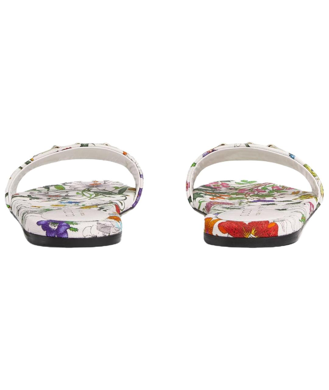 GUCCI Белые шлепанцы, фото 4