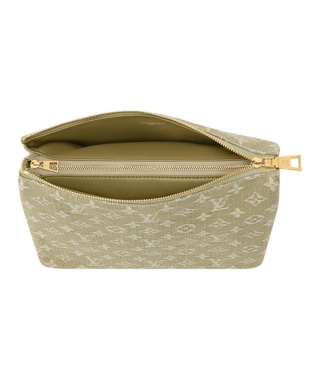 LOUIS VUITTON Зеленая сумка через плечо, фото 4