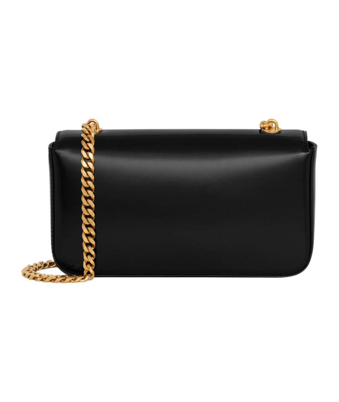 CELINE Черная кожаная сумка через плечо, фото 2