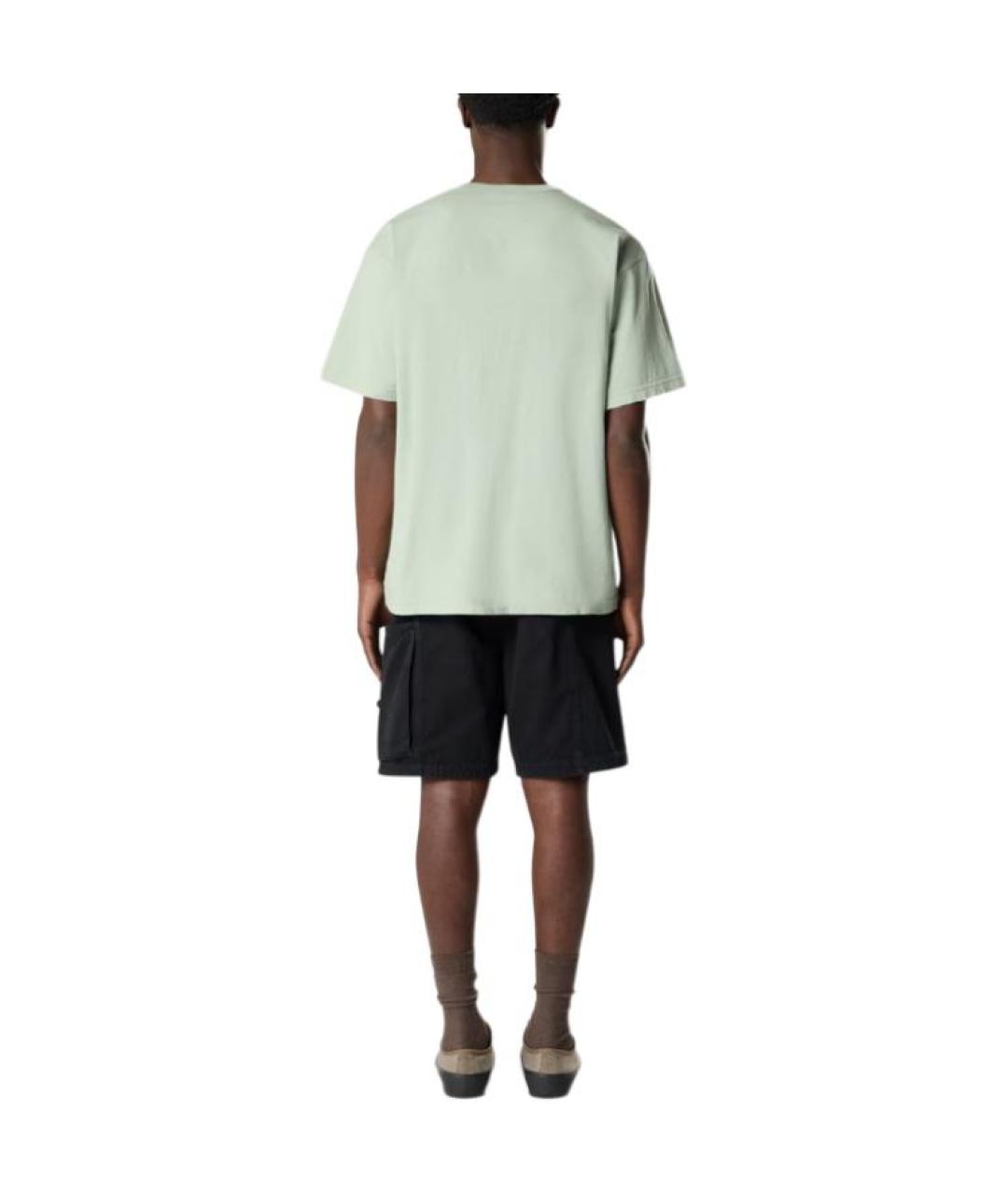 STONE ISLAND Зеленая футболка, фото 3