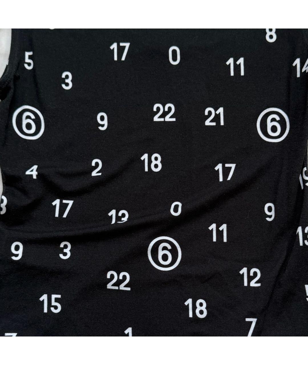 MM6 MAISON MARGIELA Черный хлопковый детская футболка / топ, фото 4