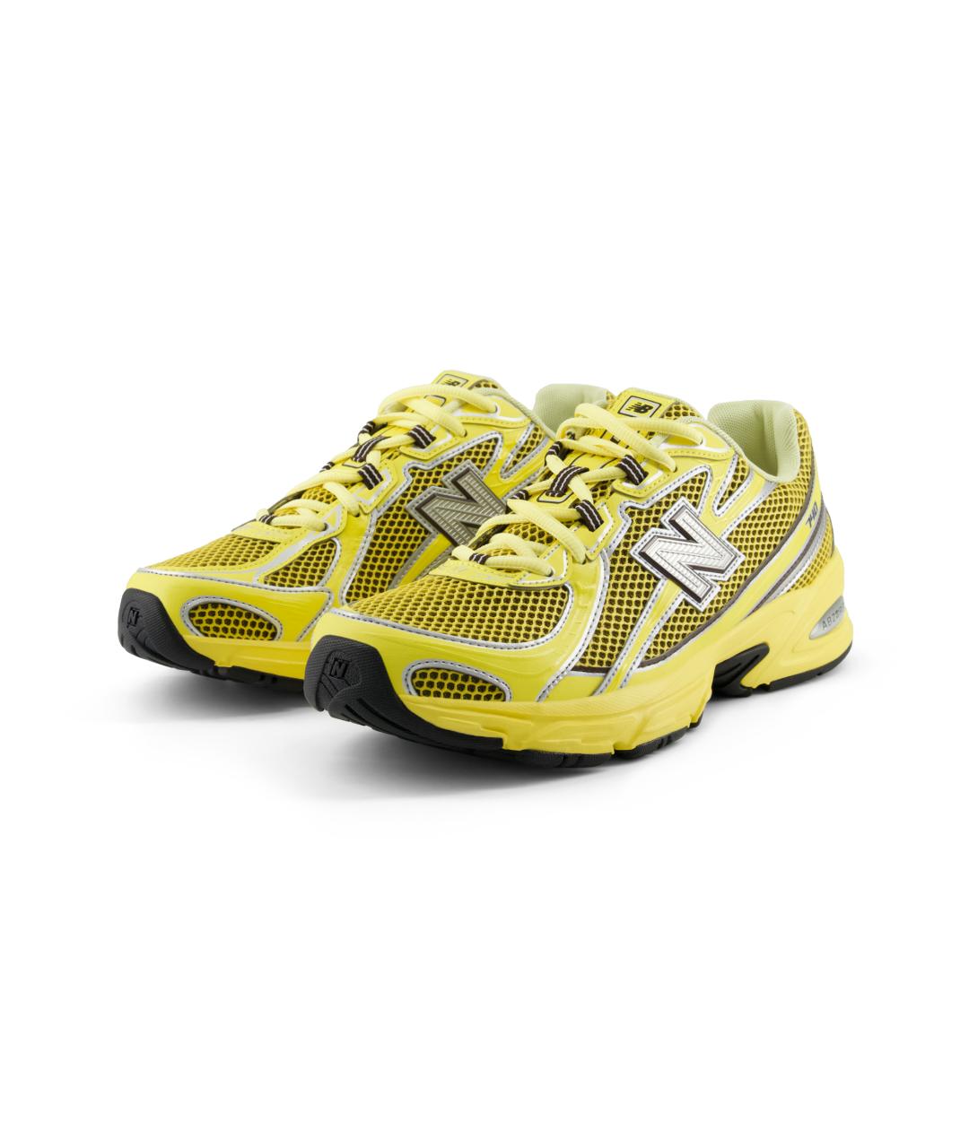 NEW BALANCE Желтые синтетические кроссовки, фото 3