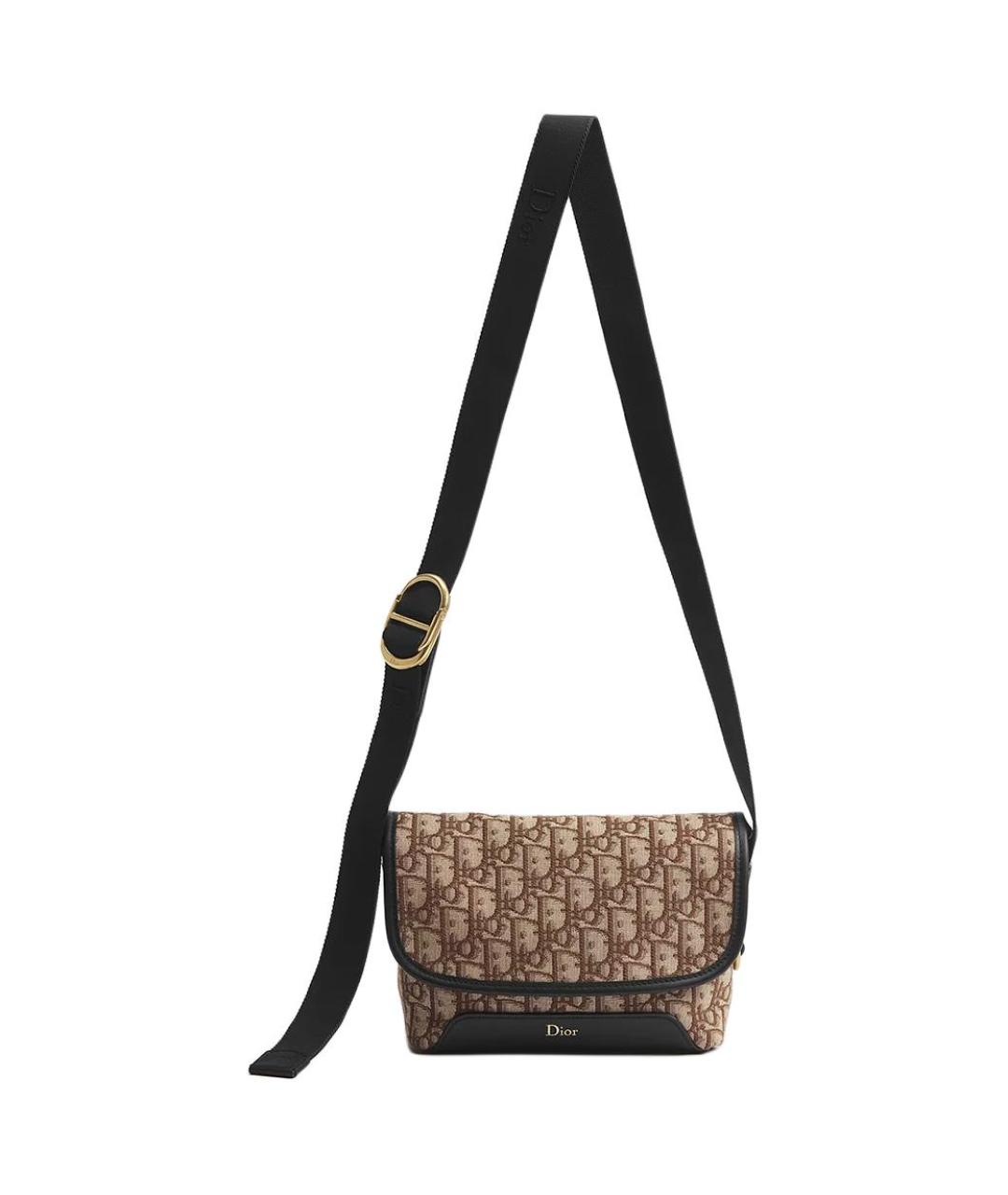 CHRISTIAN DIOR Коричневая сумка через плечо, фото 2