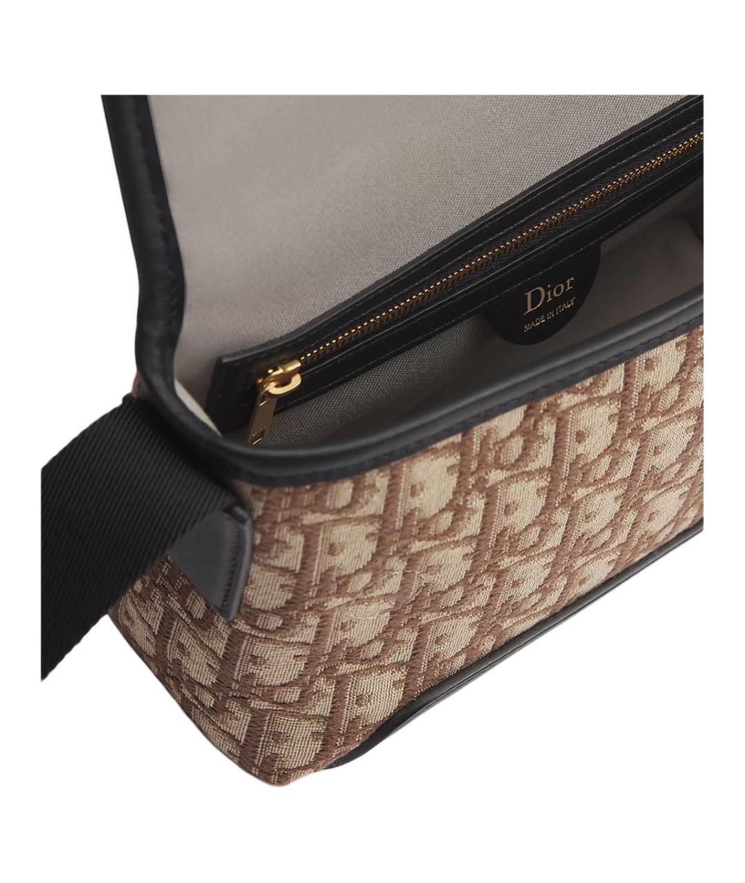 CHRISTIAN DIOR Коричневая сумка через плечо, фото 5