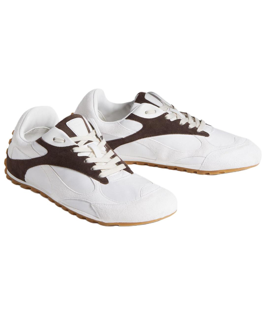 BOTTEGA VENETA Белые кроссовки, фото 3