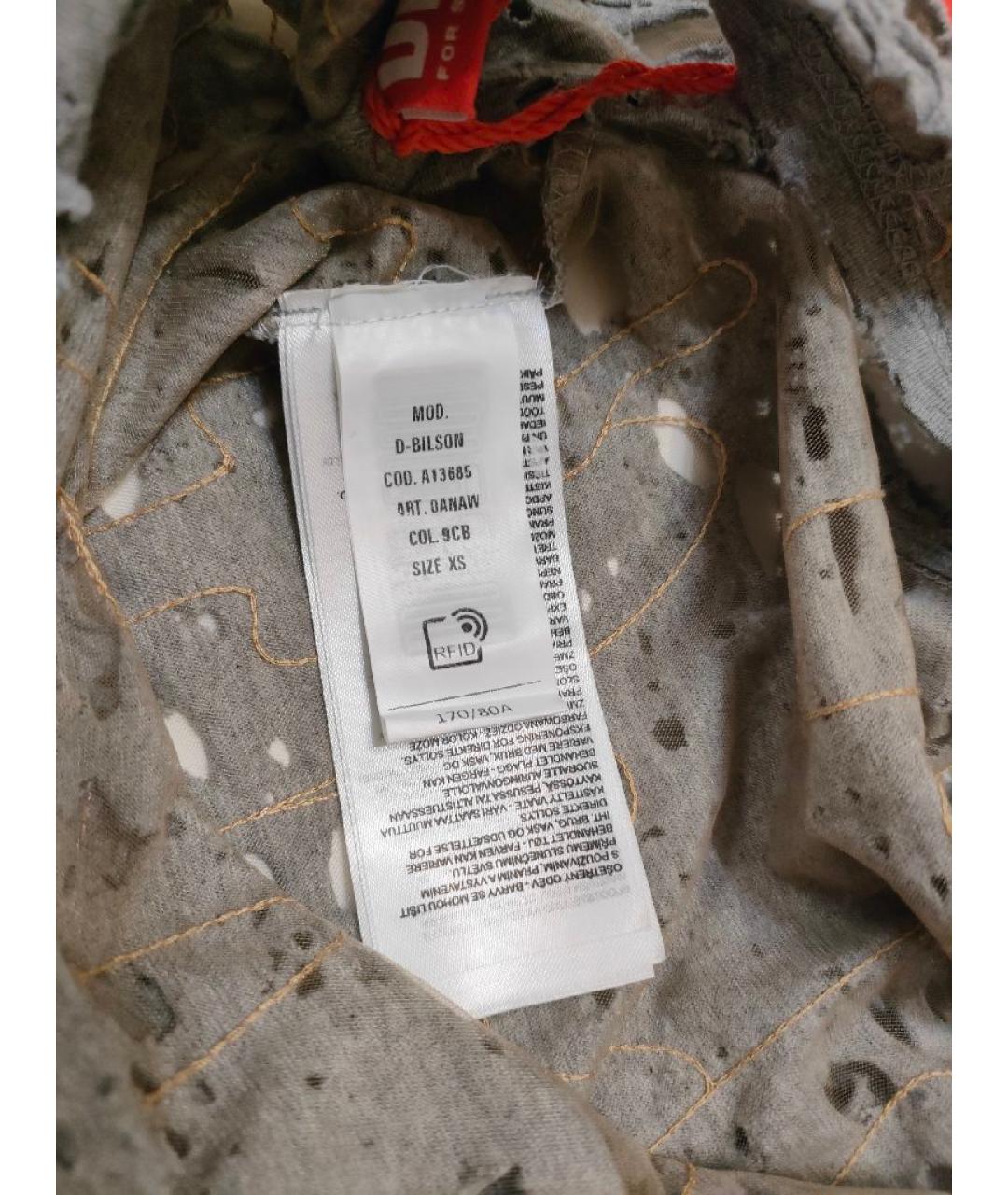 DIESEL Серая хлопковая майка, фото 7