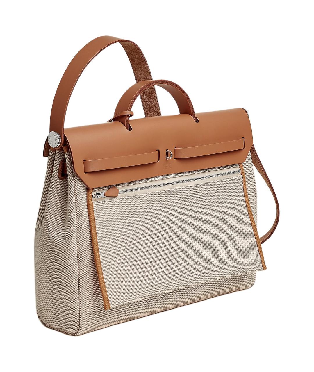 HERMES Коричневая сумка с короткими ручками, фото 3