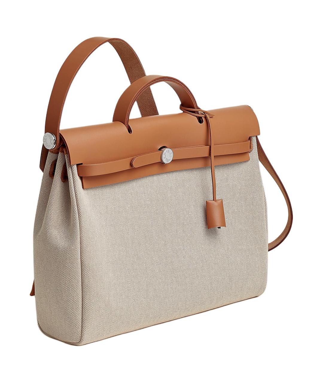 HERMES Коричневая сумка с короткими ручками, фото 2