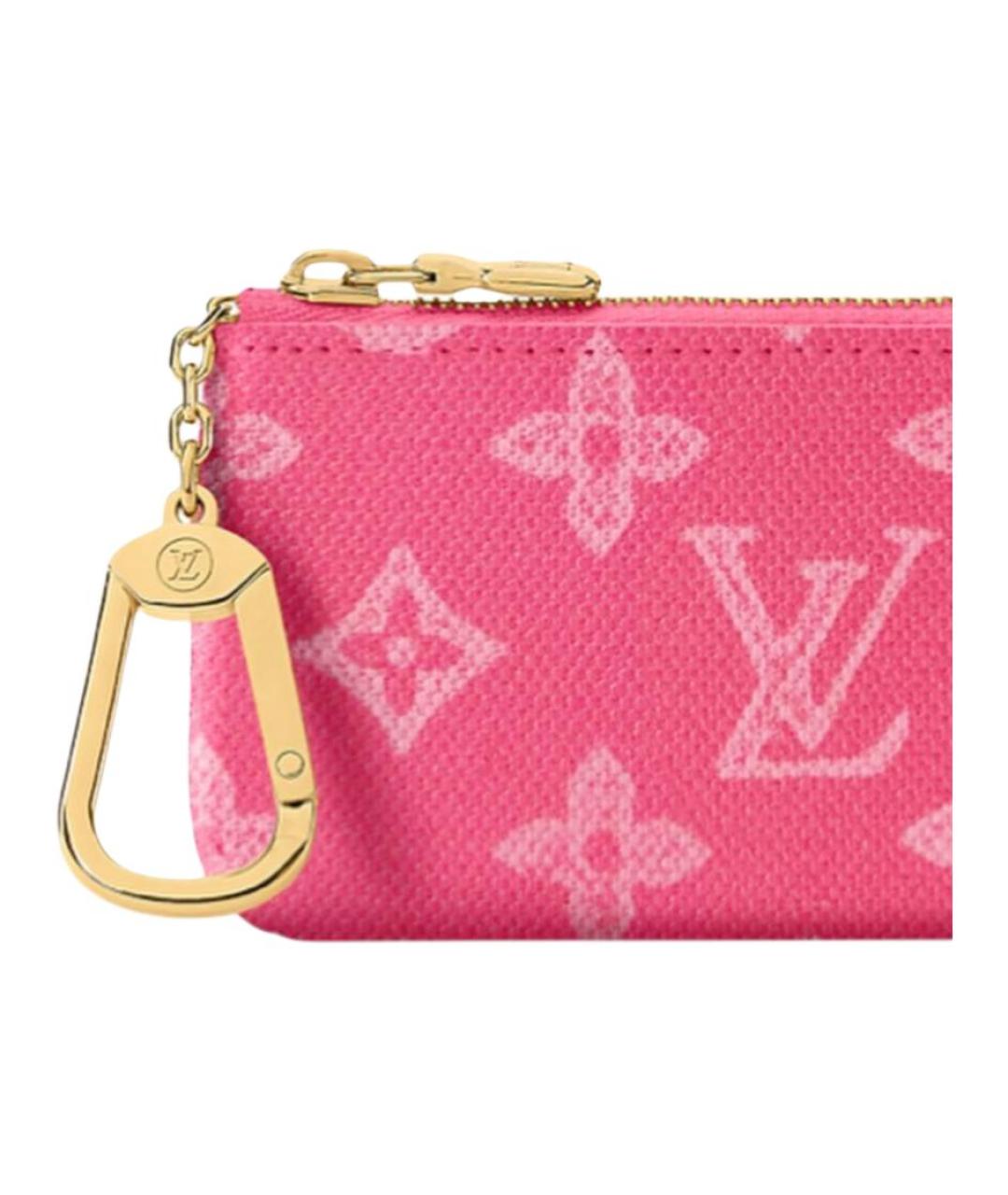 LOUIS VUITTON Розовая ключница, фото 5
