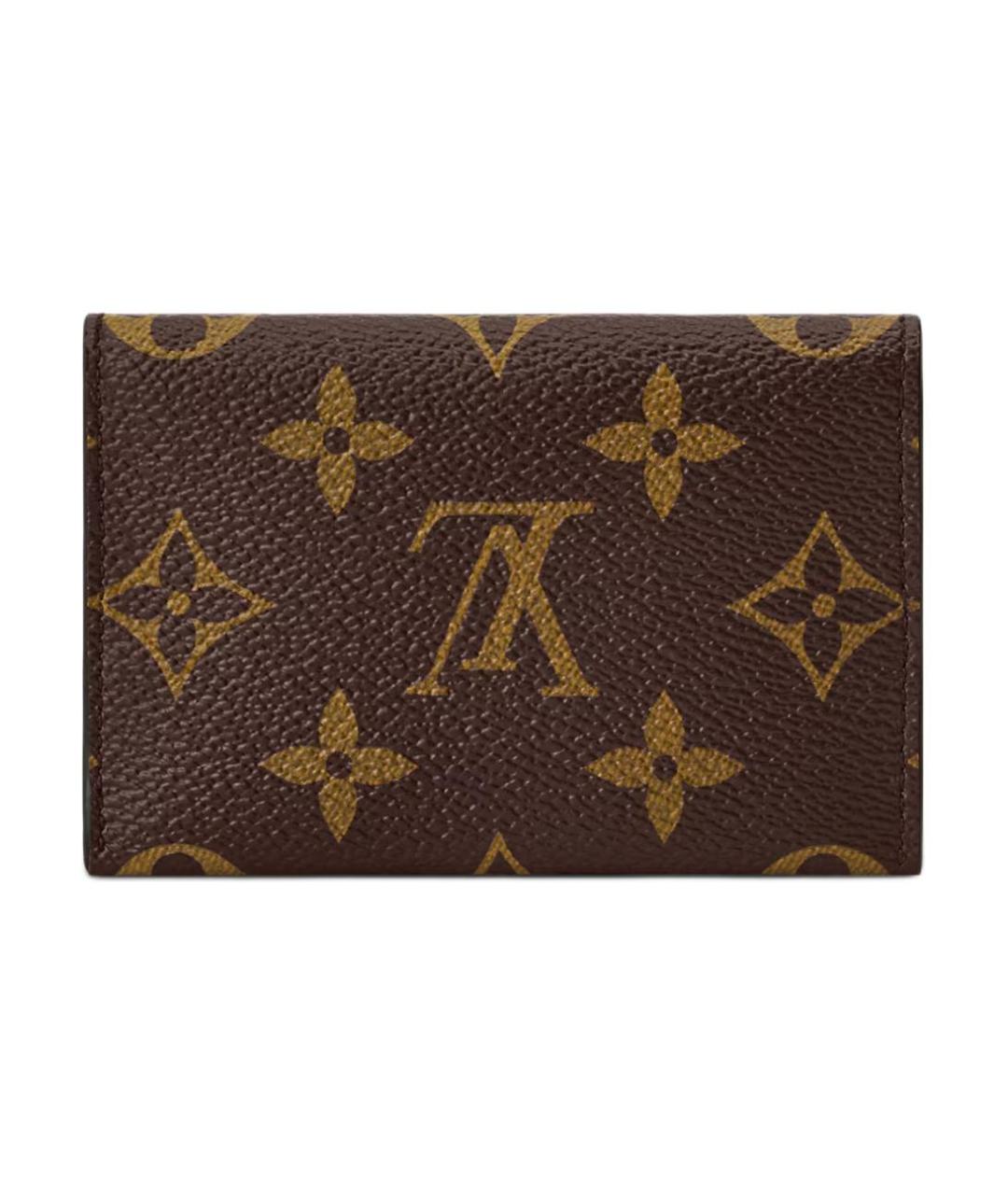 LOUIS VUITTON Коричневый кардхолдер, фото 3
