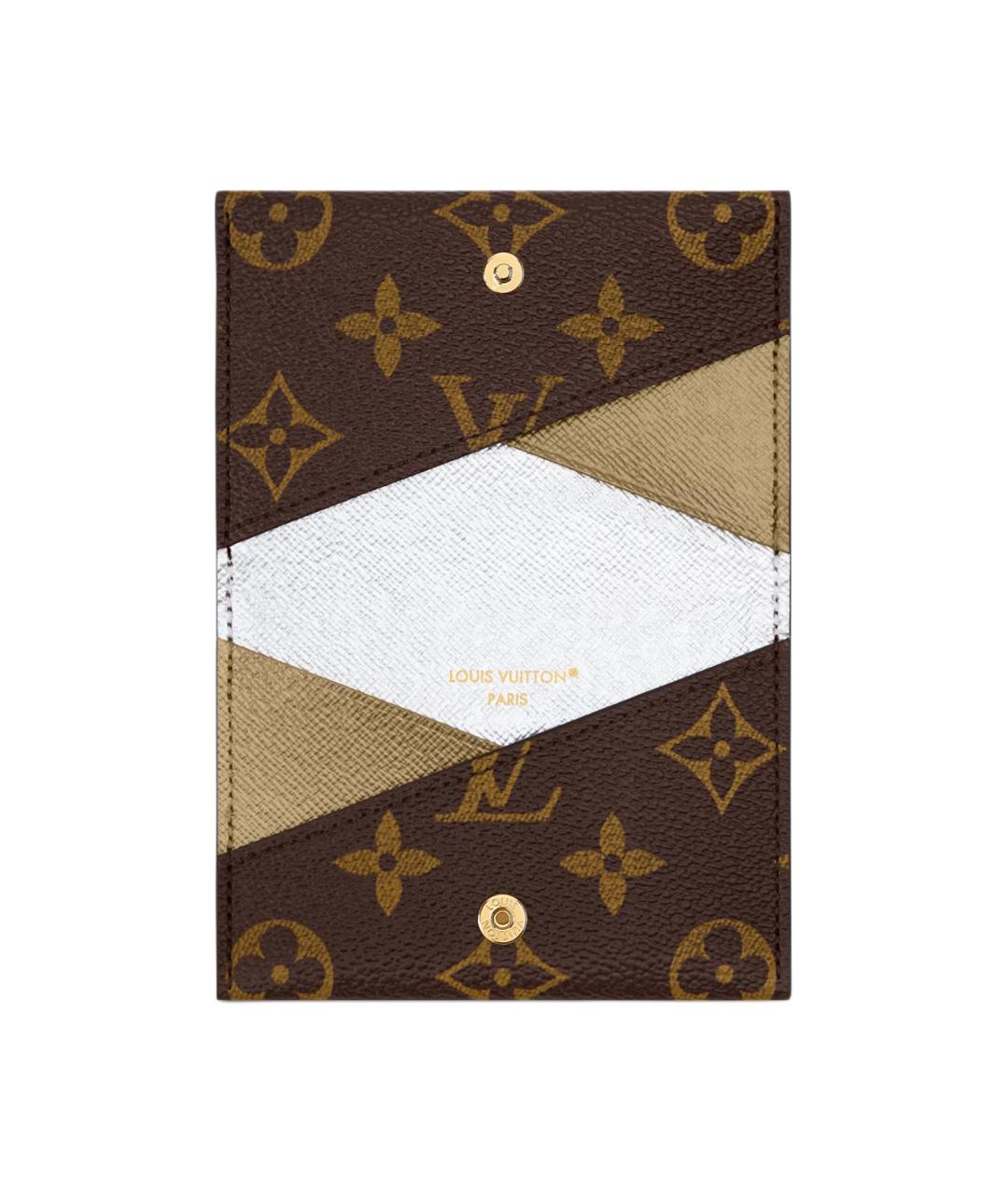 LOUIS VUITTON Коричневый кардхолдер, фото 4